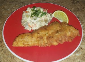 Una foto de Pescado en tempura