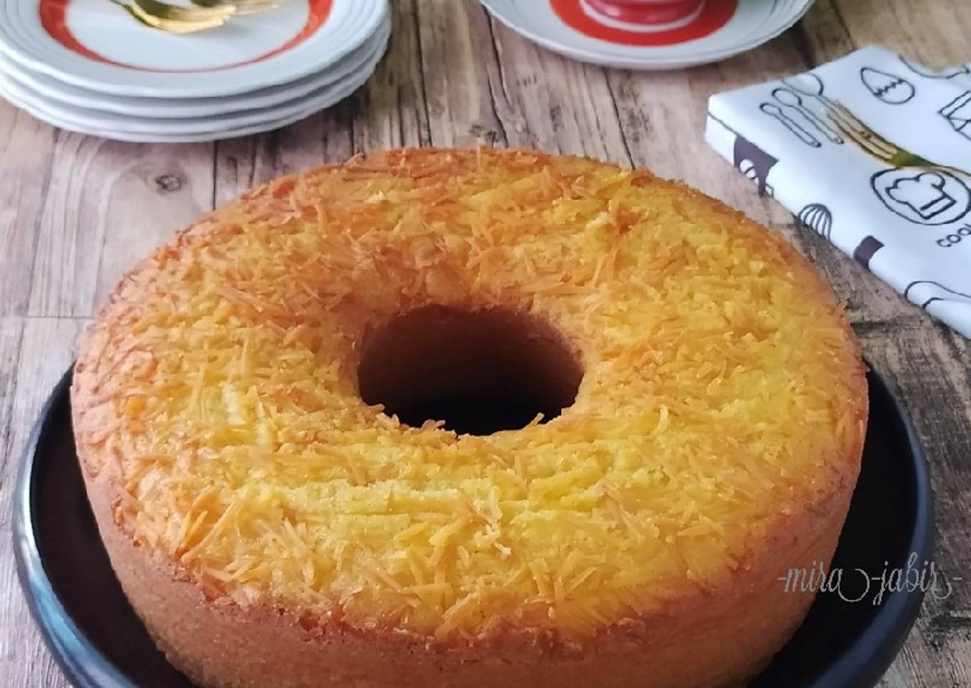 Bolu Tape topping Keju