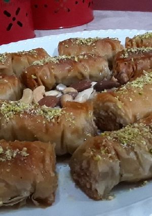 صورة لوصفة بقلاوة اكسبراس