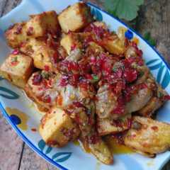 Kulit Ayam Tahu Chili Padi Malaysia-レシピのメイン写真