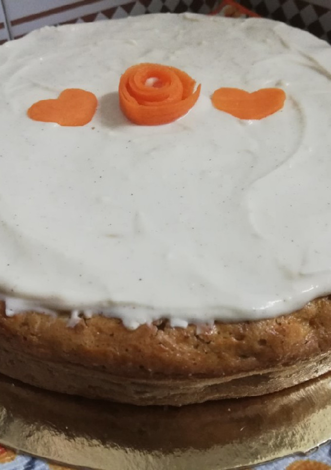 Una foto de “Carrot cake” Tarta de zanahorias 🥧🥕