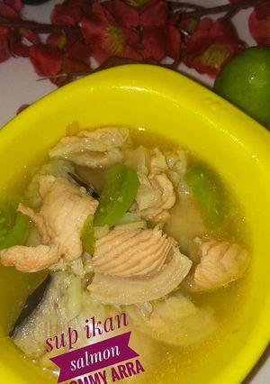 Foto resep Sup tetelan ikan salmon