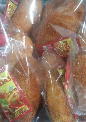 Foto resep Roti isi daging empyuktoz lezatos nagih nyoz..😆😆