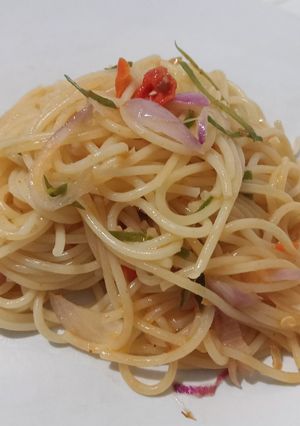 Foto resep Spaghetti Sambal Matah