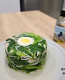 清爽溫潤的「金弘胡麻油涼拌菠菜」