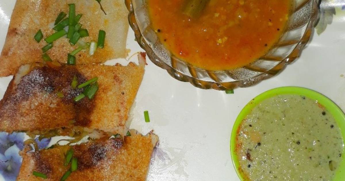 Spring noodles dosa Recipe by bhuvana Cooking kitchen Cookpad