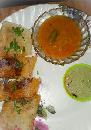 A picture of Spring noodles dosa.