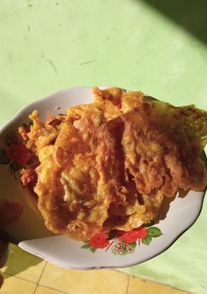 Foto resep Peyek rinuak sederhana