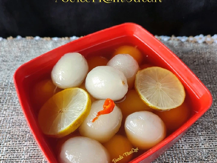 Easy Steps to Prepare Recipes Asinan Rambutan the Can Spoil the Tongue Really Delicious.