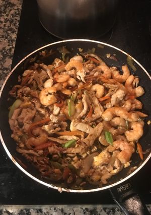 Una foto de Tallarines 3 delicias