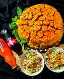 ماکارونی گوشت و پنیر قالبی با ته دیگ رولی solmaz