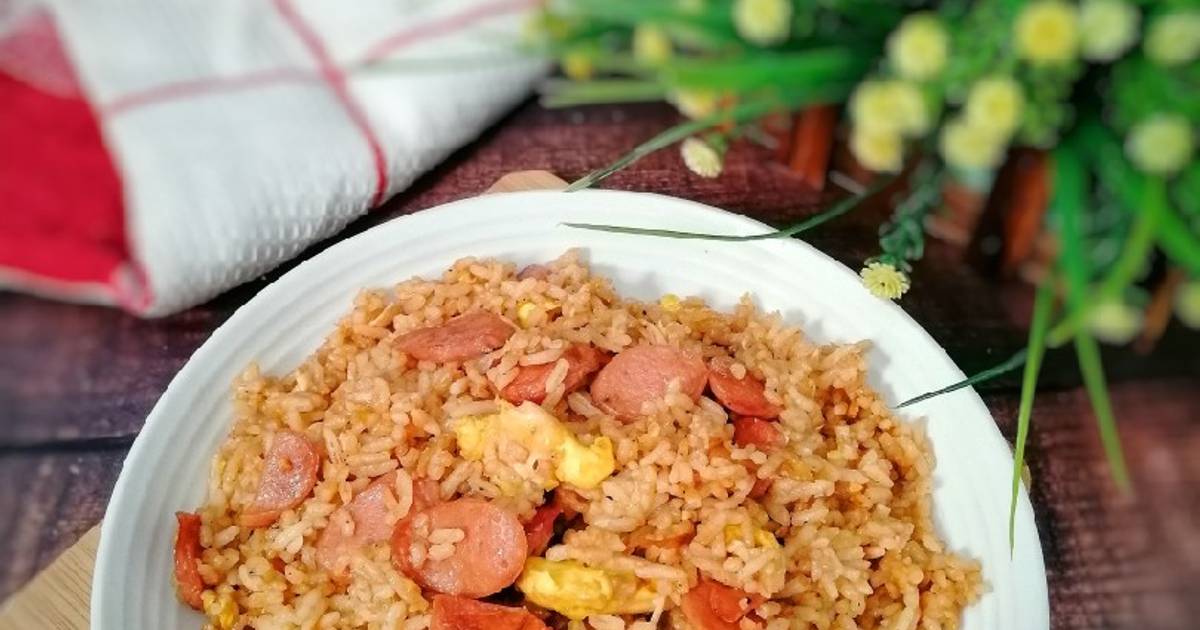 Resipi Nasi Goreng Sosej Bbq Oleh Norashikin Rahmat Cookpad