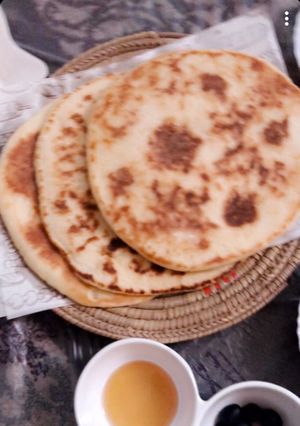 صورة لوصفة خبز عربي 👌🏻