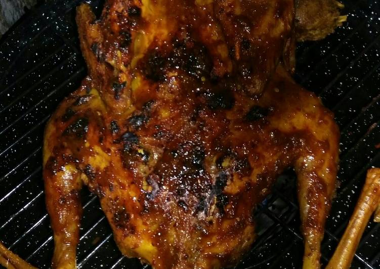 Proses memasak Ayam bakar cabe merah, Bikin Ngiler