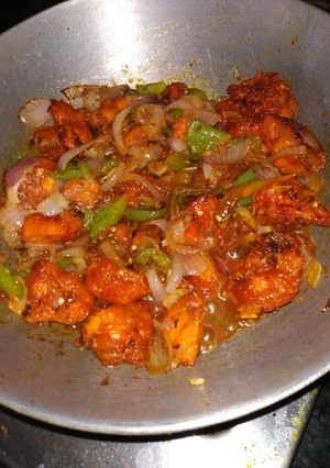 A picture of Chilli Chicken.
