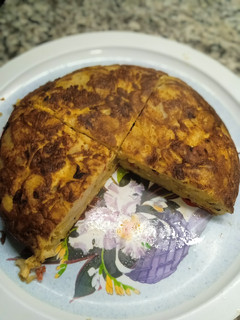 Una foto de Tortilla de papas laminadas