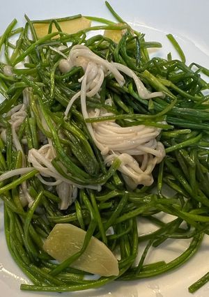 香菇炒水蓮－美善品食譜 的食譜成品照片