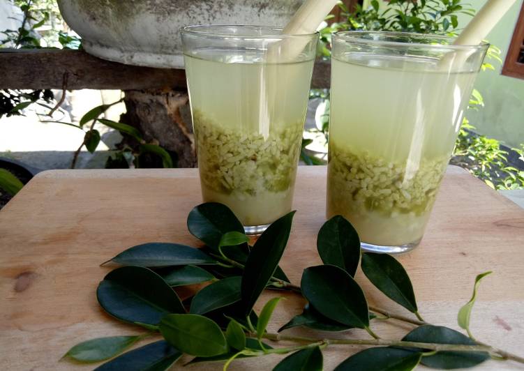 Milk Rice Ice simple segar