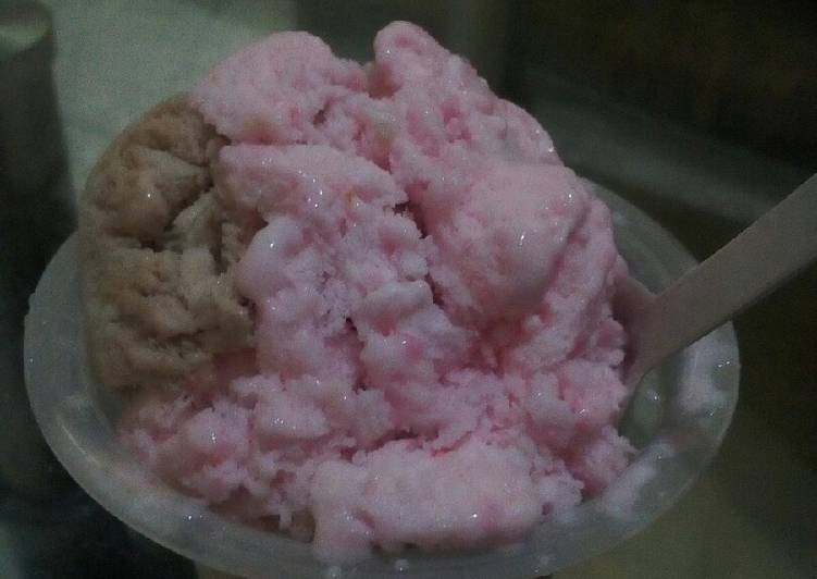 Resep Ice cream susu🍨 Anti Gagal