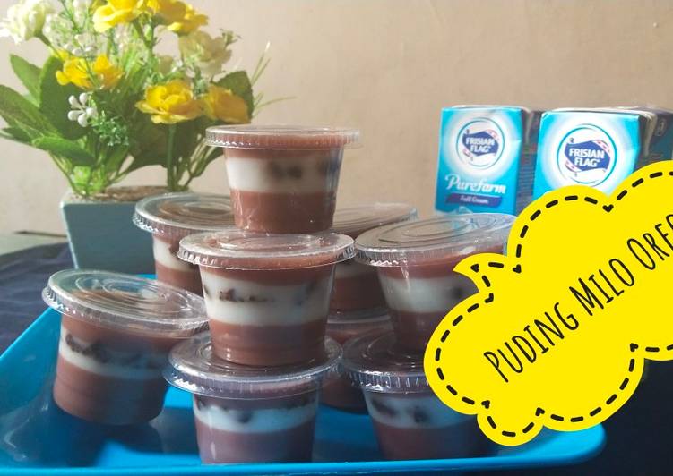 Resep Puding Milo Oreo, Menggugah Selera