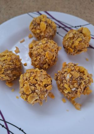 Una foto de Trufas de avena y banana 🧡