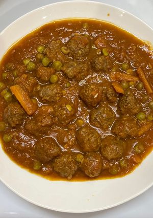 صورة لوصفة كرات اللحم المسبكة🍛