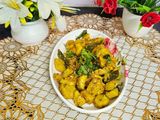 Raw banana sabji