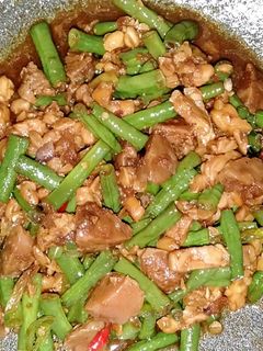 Foto resep Tumis Kacang Panjang Tempe Bakso