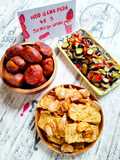 Set Menu Ultah :Tempe Goreng Bawang Putih,Cekodok Pisang, Tumis Terong Cabe Tomat