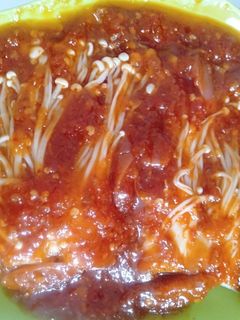 Foto resep Jamur Enoki Super Pedas