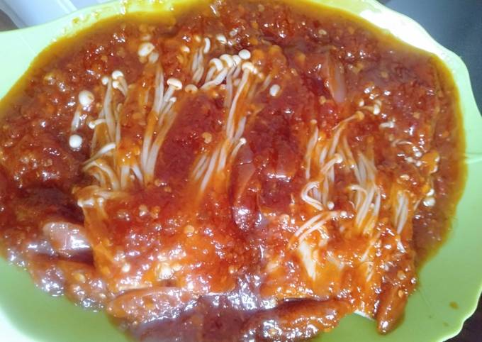 Jamur Enoki Super Pedas