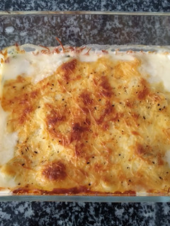 Una foto de Brócoli con jamón y bechamel