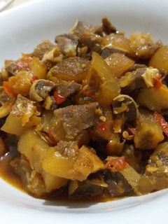 Foto resep Oseng mercon lidah+kikil sapi