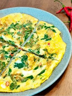 Foto resep Telur Dadar Bayam