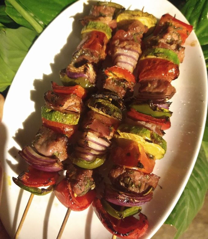 Una foto de Brochetas de res 🐄