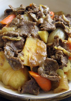 A picture of Curry Flavoured Nikujaga.