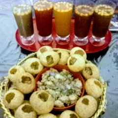 A picture of Pani puri.