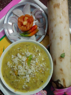 வாழைத்தண்டு கூட்டுக்கறி (Vaazhaithandu kootu kari recipe in tamil) செய்முறை முக்கிய புகைப்படம்