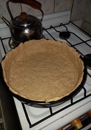 Una foto de Masa de tarta integral con semillas