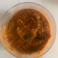 A picture of Homemade simple tomato chutney.