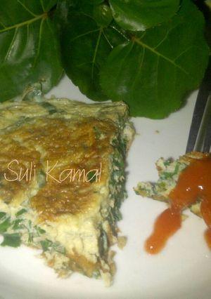 Foto resep Telur Dadar Daun Mangkokan