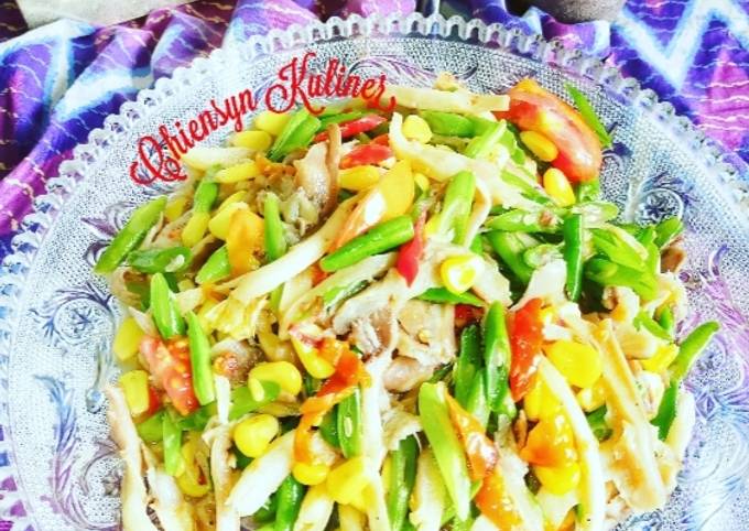 Resep Tumis Jamur Buncis Jagung, Lezat