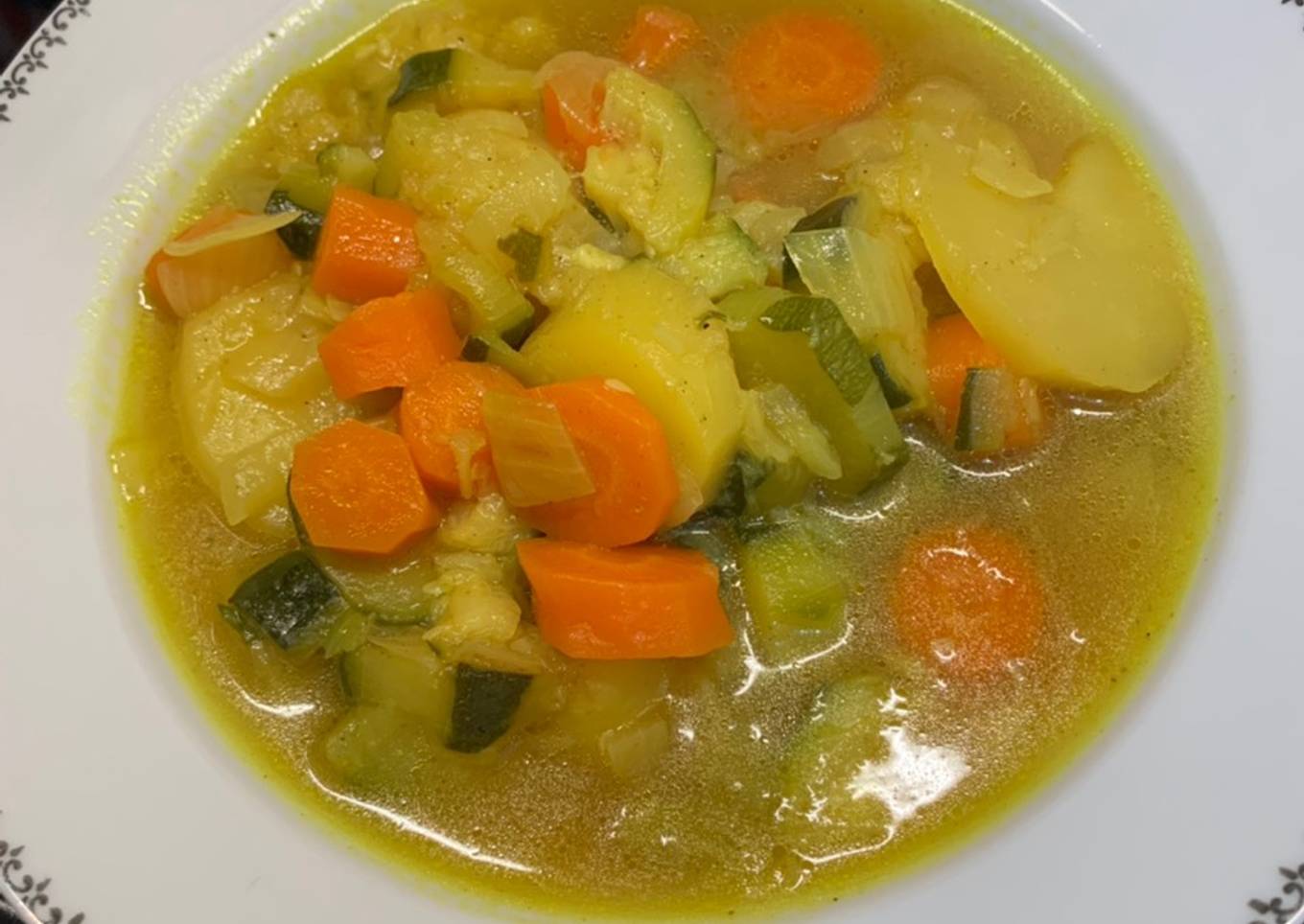 Bouillon de légumes express au Cookeo