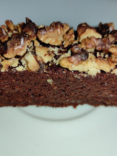 Una foto de Brownie de remolacha saludable