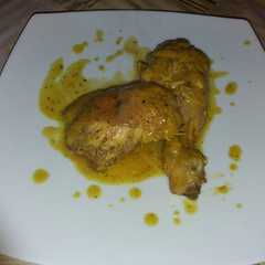 Una foto de Pollo a la mostaza