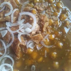 A picture of Khatiyawari Cholay.
