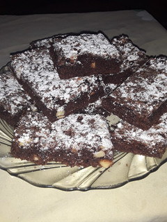 Una foto de Brownie de chocolate con almendras 😋