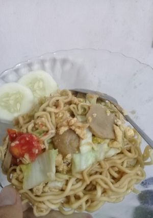 Foto resep Bakmi kuah pedas enyaak