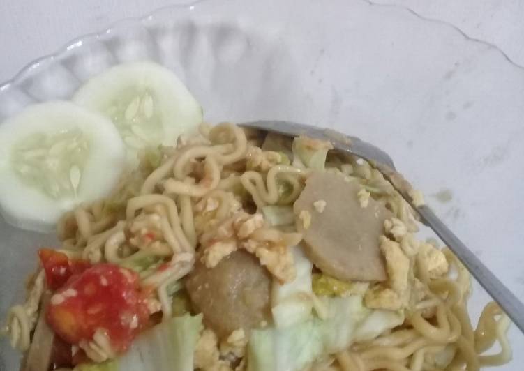 Bakmi kuah pedas enyaak