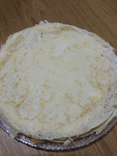 Una foto de Filloas (Follatos gallegos) de leche
